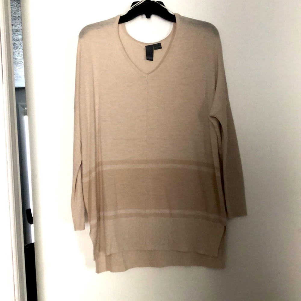 Tan long sleeve light sweater